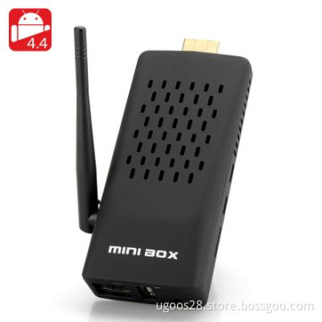 Ugoos Mk809V Mini Box 1.8GHz Cortex-A17 Quad Core Rk3288 Android 4.4 Smart TV Dongle Mini TV Box with 2.4G/5.0g WiFi, Bluetooth 4.0